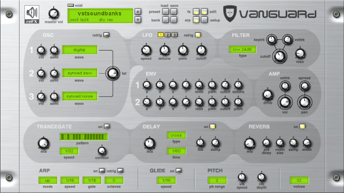 Создание музыки программы  | Vanguard ReFx