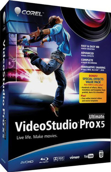 Программы для видеомонтажа  | Corel VideoStudio Pro x5