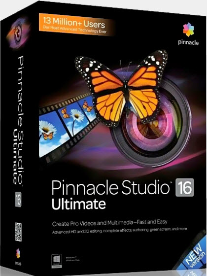 Pinnacle Studio 16 Ultimate скачать  
